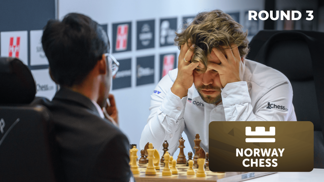 Norway Chess 2026 R3: Pragg Beats Carlsen After World No. 1 Self-Destructs In Winning Position Norway Chess 2026 R3: Pragg Beats Carlsen After World No. 1 Self-Destructs In Winning Position