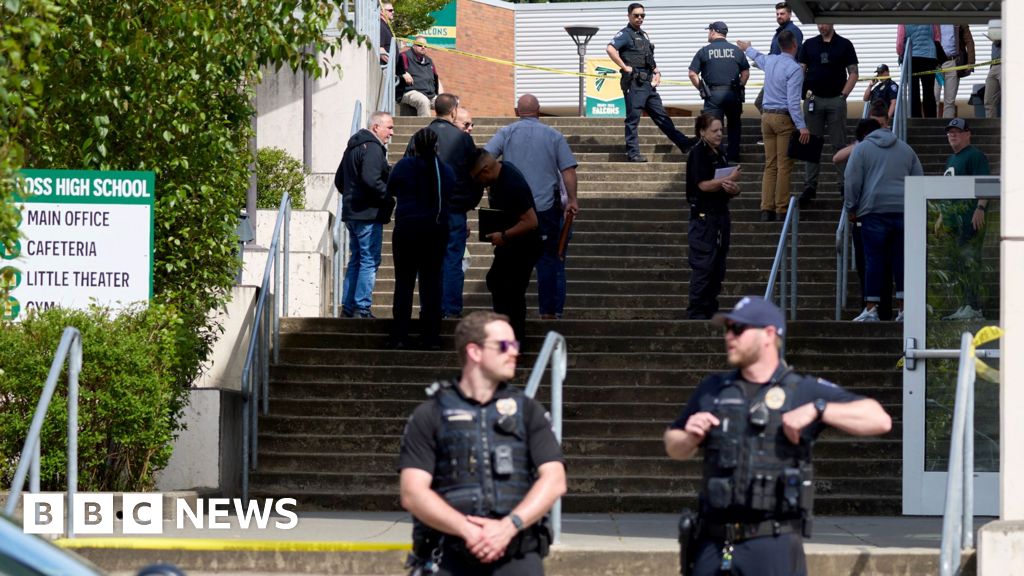 Six people were hurt in a stabbing at a Washington state school.