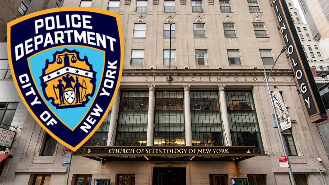 Unruly teens stormed the NYC Scientology building, injuring an employee.