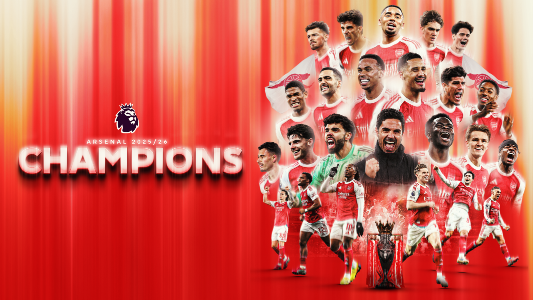 Arsenal finally win the Premier League after 22 years! Arsenal finally win the Premier League after 22 years!