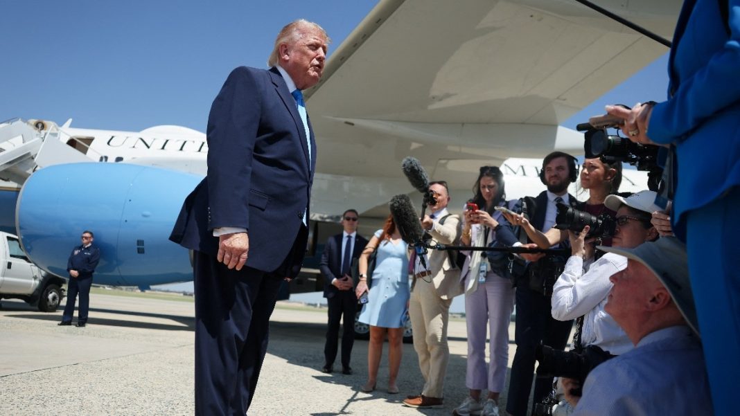 Trump to miss son's wedding amid Iran talks, White House commitments Trump to miss son's wedding amid Iran talks, White House commitments