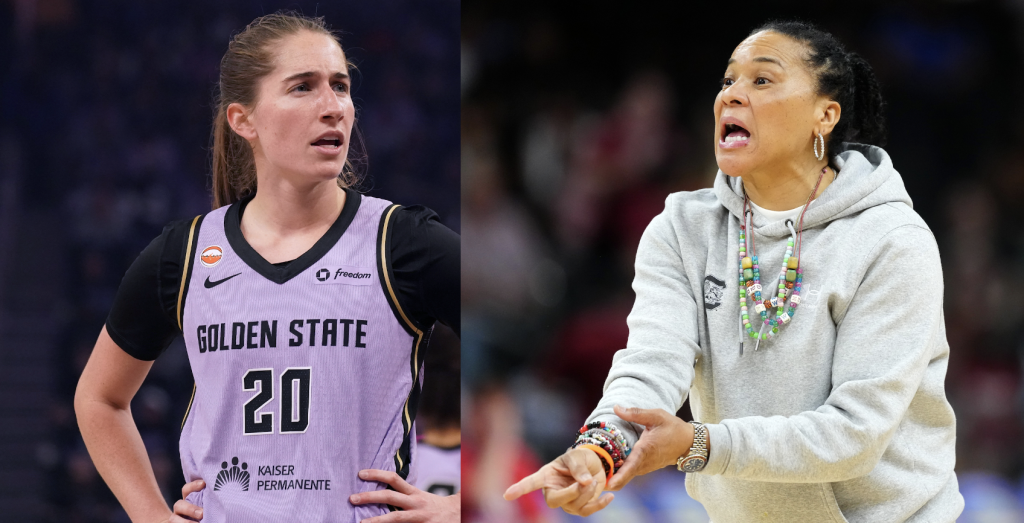 Dawn Staley takes WNBA reporter to task over Kate Martin post