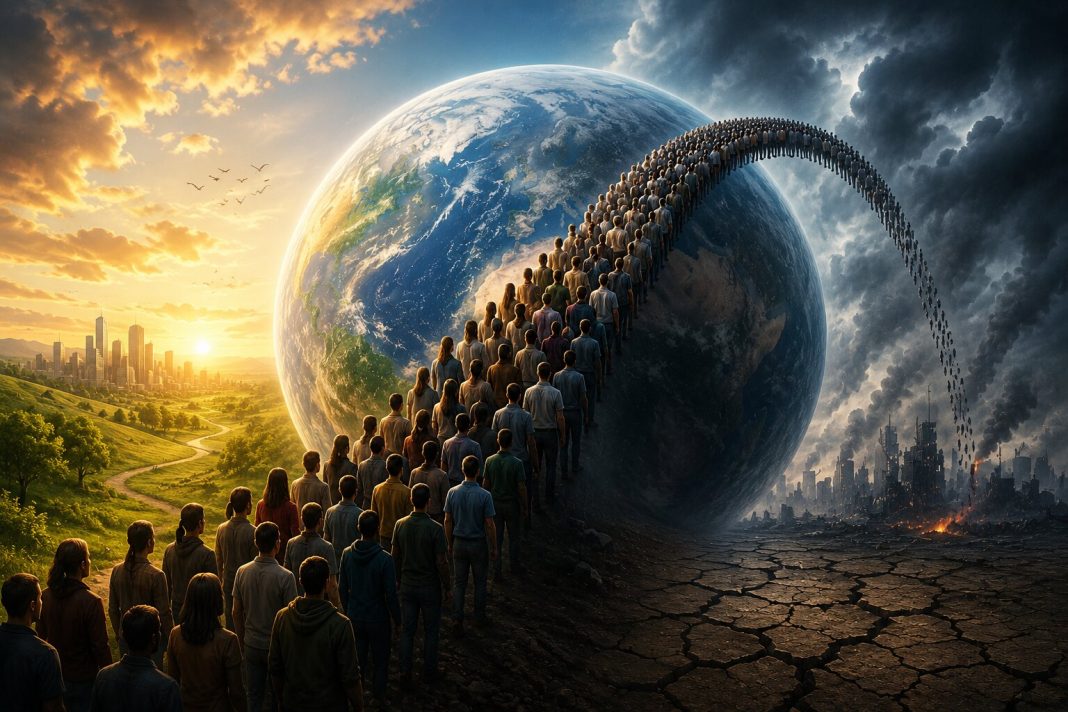 New mathematical model predicts global population crash by 2064 New mathematical model predicts global population crash by 2064