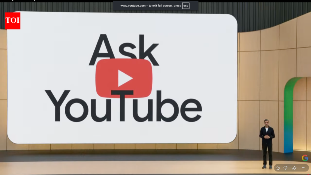 Google I/O 2026: Ask YouTube AI feature to allow users search videos with their voice