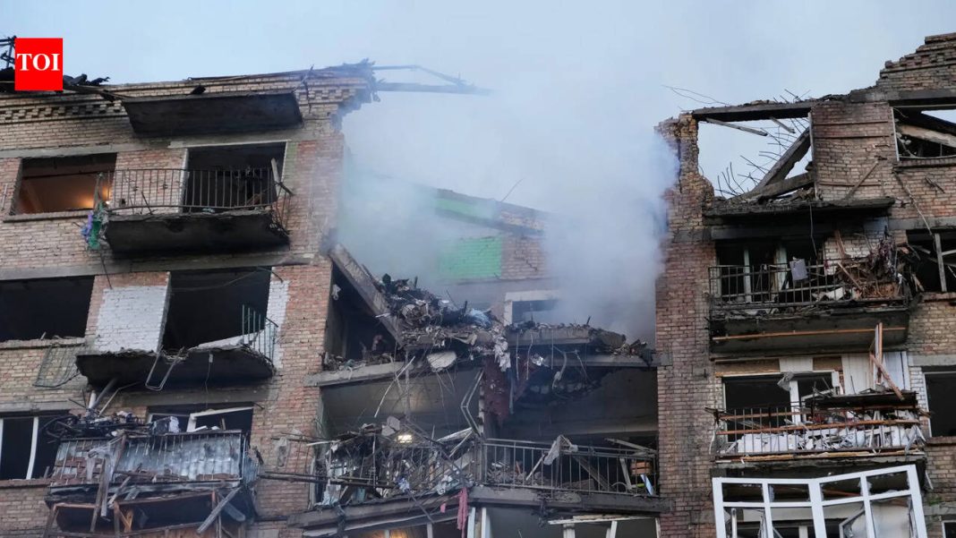 School, residential buildings hit as Russia pounds Ukraine capital Kyiv with missiles, drones; 4 dead School, residential buildings hit as Russia pounds Ukraine capital Kyiv with missiles, drones; 4 dead