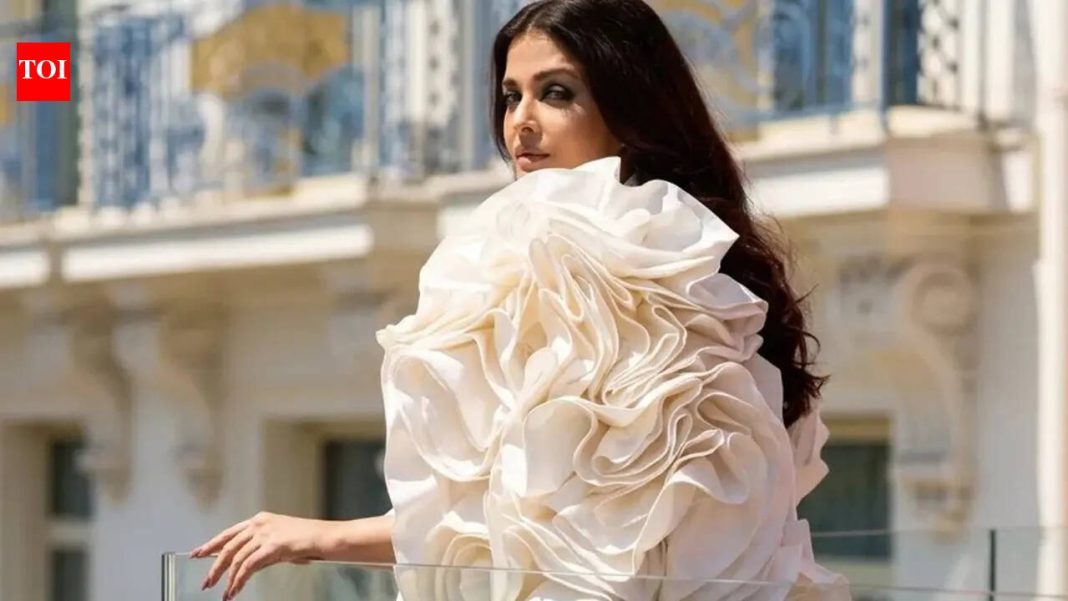 Aishwarya Rai Bachchan's UNSEEN look from Cannes goes viral; actress models in dramatic floral ensemble - PICS Aishwarya Rai Bachchan's UNSEEN look from Cannes goes viral; actress models in dramatic floral ensemble - PICS