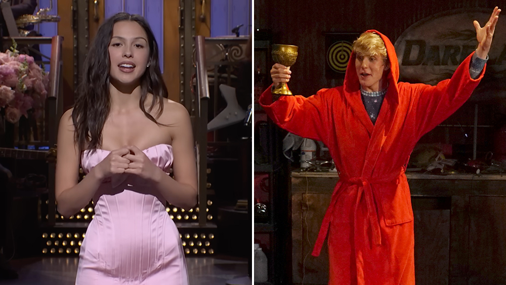 Jake Paul reacts to Olivia Rodrigo's SNL jab about them both living their dream careers.