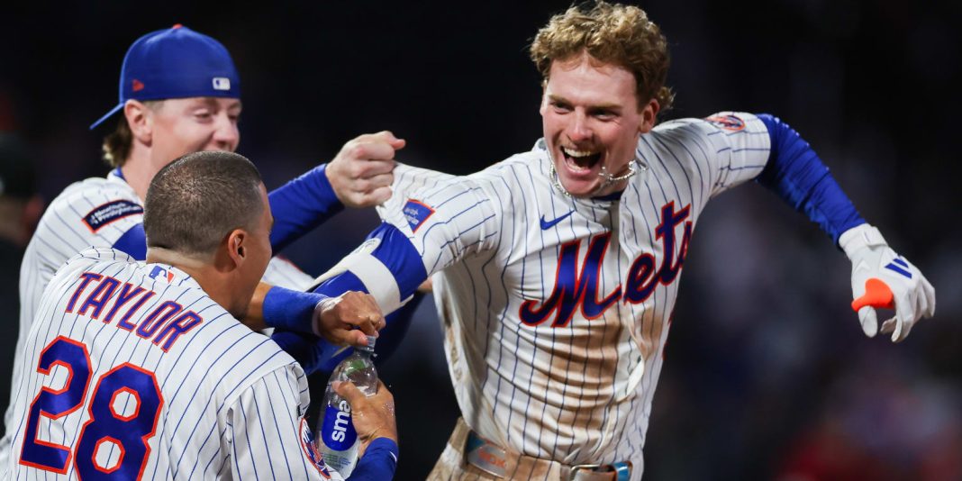 Rookie Benge bounces back from an early miss to hit his first career walk-off.