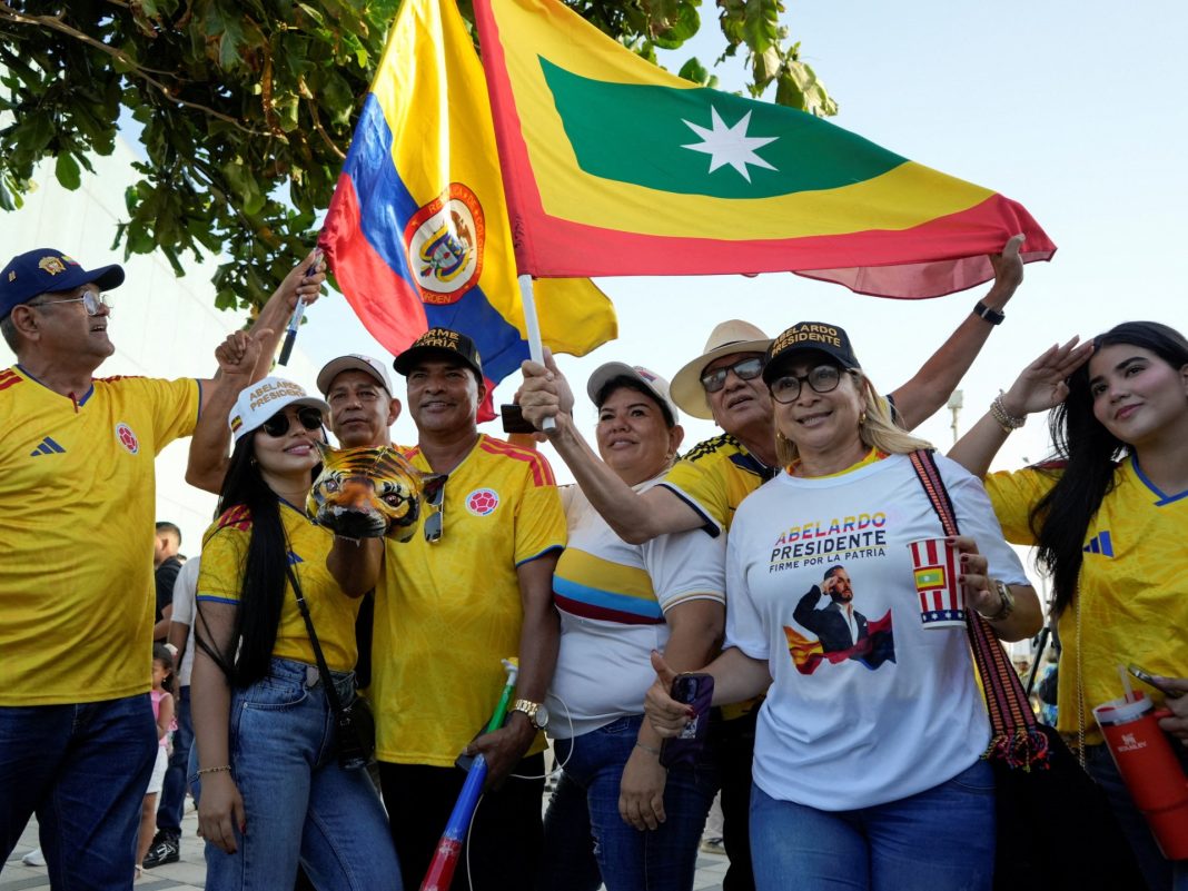 Cepeda and de la Espriella move on in Colombia's presidential election. Cepeda and de la Espriella move on in Colombia's presidential election.